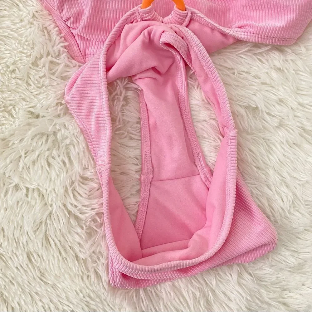 Pink One Piece Swimsuit 🐚